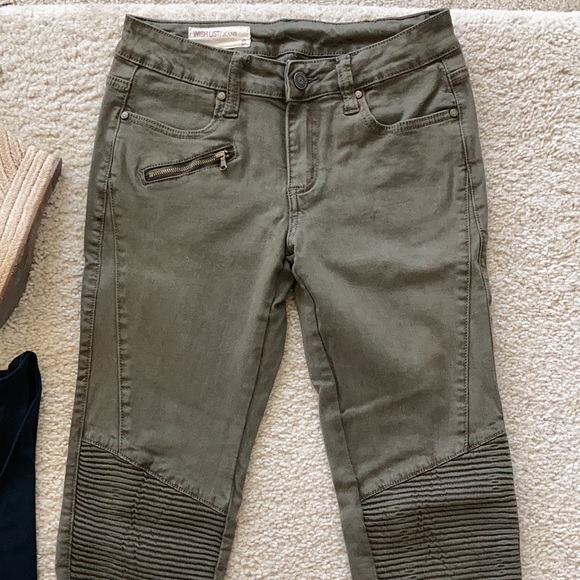 Wish List Jeans Olive Colored Jeans - Picture 2 of 8